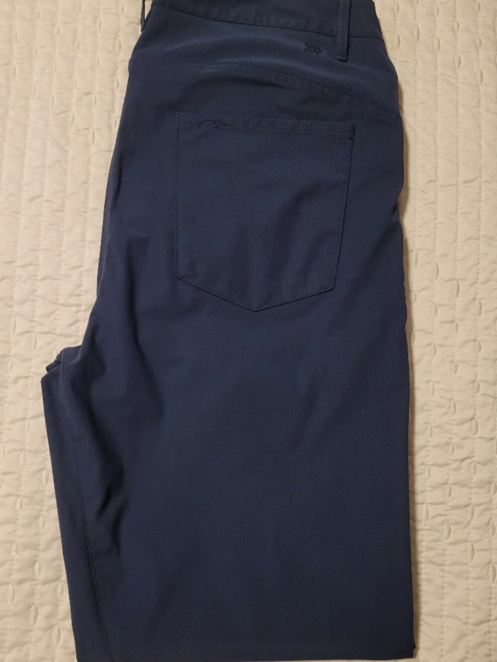 All In Motion Navy Blue Tech Travel Chino Pants Trousers Mens Size 32 x 30